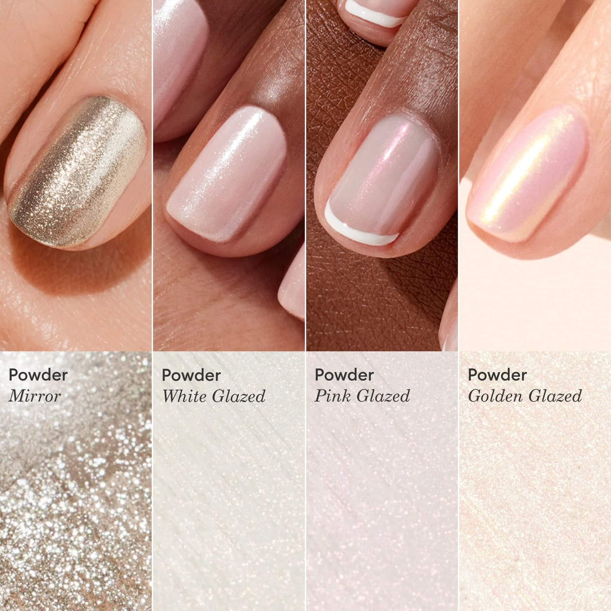 White Glazed Effect Powder