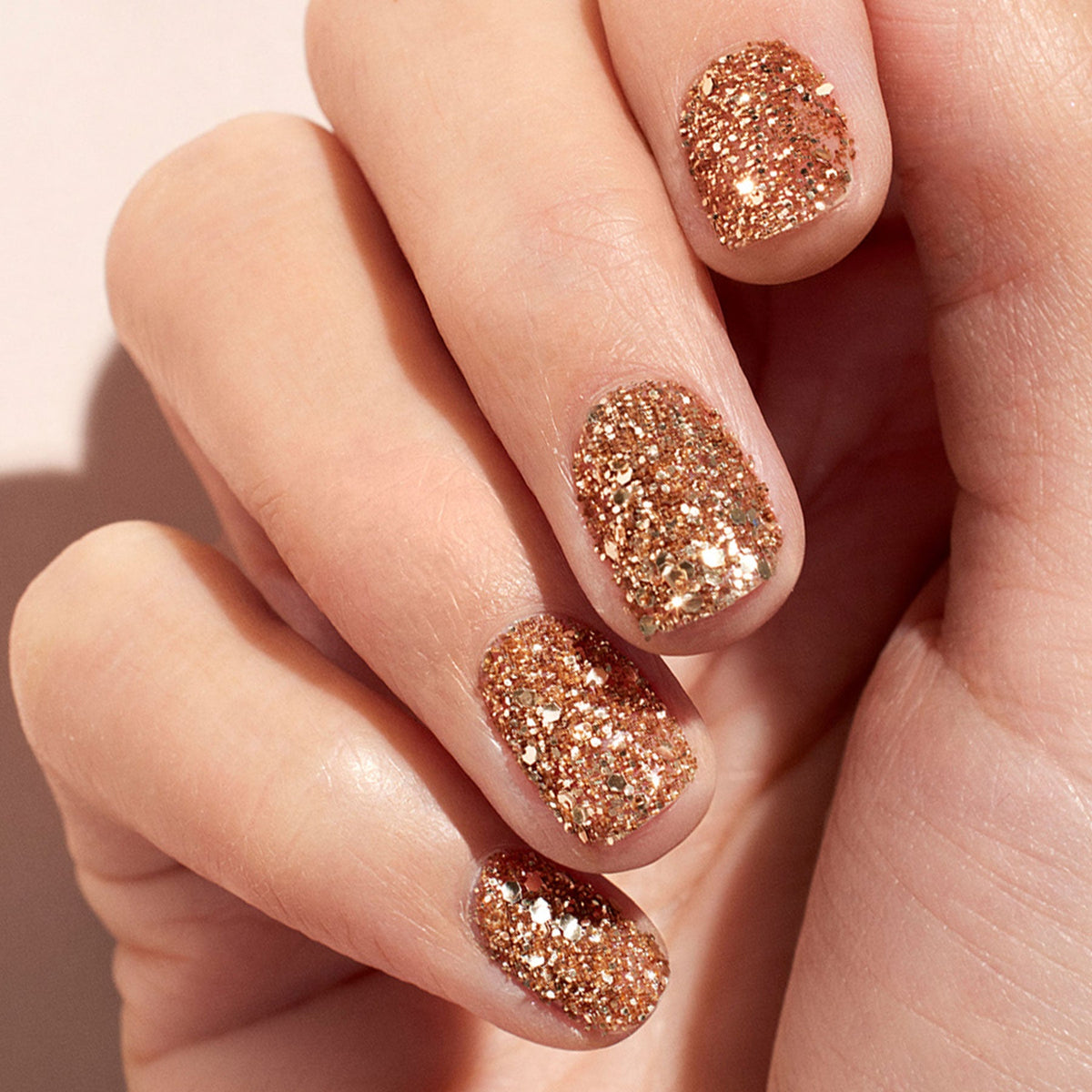 Glitter Trio - Rose Gold. Glazed. Mirror