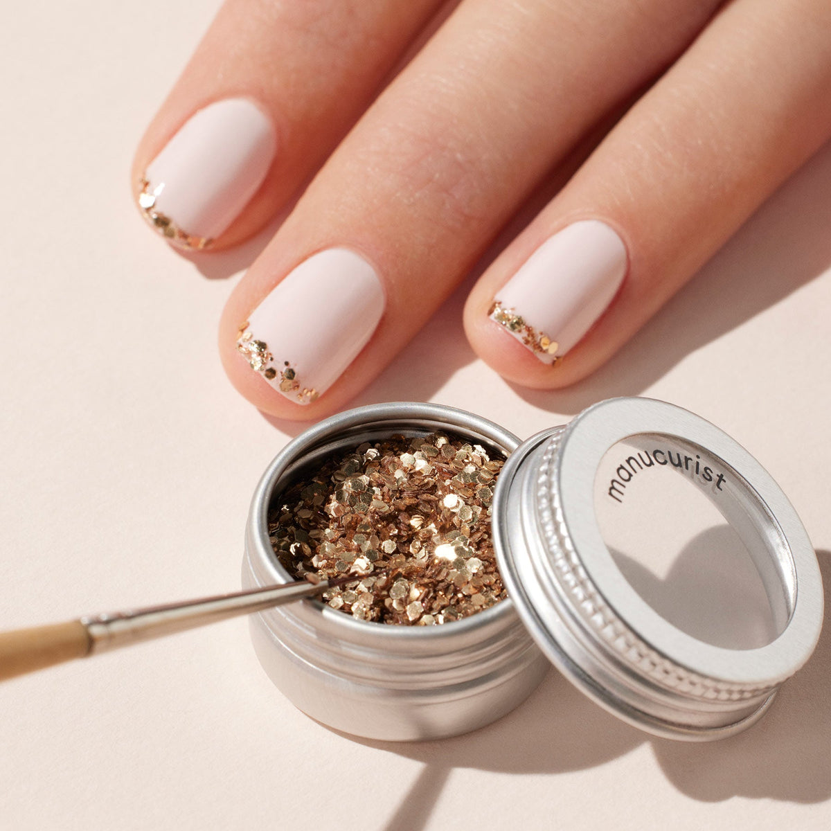 Glitter Trio - Rose Gold. Glazed. Mirror