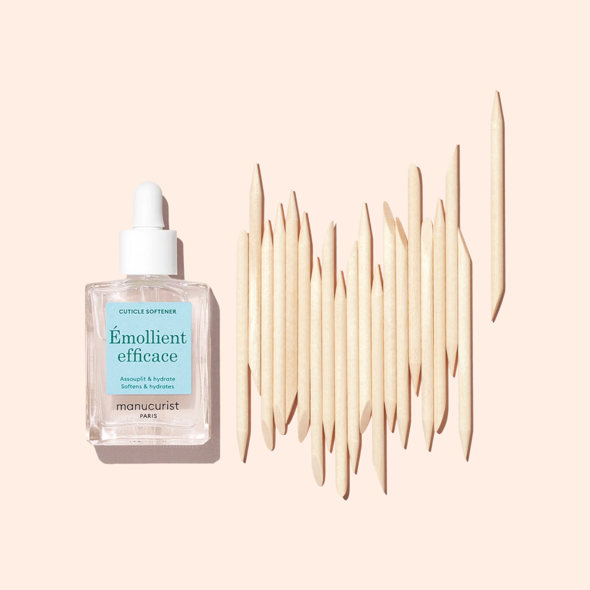 Wooden cuticle stick x20